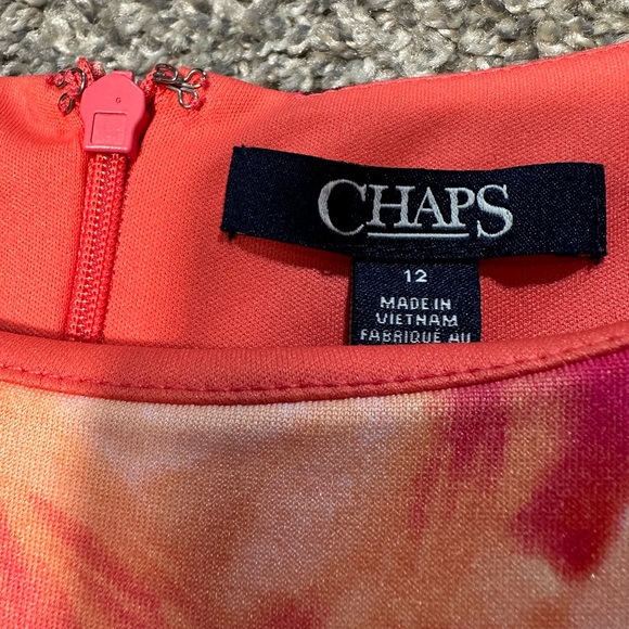 NWOT Chaps Cap Sleeve Midi Sheath Dress Size 12 - Picture 4 of 4